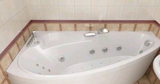 Установка угловой ванны в Долгопрудном - профессиональный монтаж от СантехДомДлг от 3086 рублей